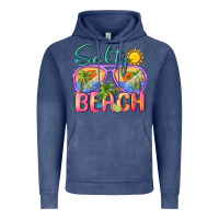 Vintage Denim salty beach Vintage Hoodie - MaliasSmallBusiness