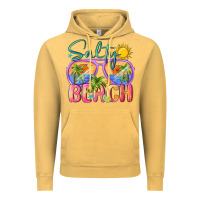 Vintage Mustard salty beach Vintage Hoodie - MaliasSmallBusiness