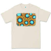 Bone sunflower gemstone background Premium Tee - JahusDesignShop