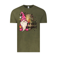 Vintage Olive peace gnomie Vintage Tee - MaliasSmallBusiness