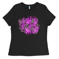 Black halloween patch Ladies Tee - BundleAndBundleShop