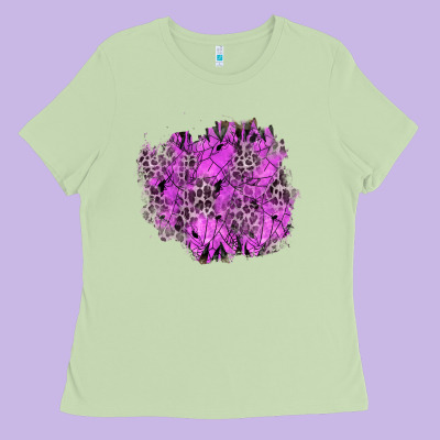 Halloween Patch Ladies Tee Designed By Bundleandbundleshop