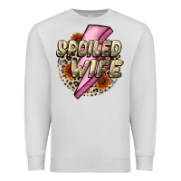 Dove Grey Spoiled Wife Mother's Day Premium Sweatshirt - CowGirlArtShop