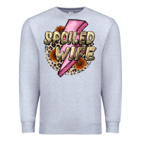 Heather Grey Spoiled Wife Mother's Day Premium Sweatshirt - CowGirlArtShop