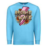 Ocean Blue Spoiled Wife Mother's Day Premium Sweatshirt - CowGirlArtShop
