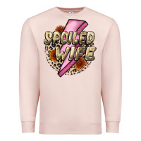 Pale Pink Spoiled Wife Mother's Day Premium Sweatshirt - CowGirlArtShop