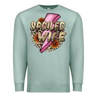 Seafoam Spoiled Wife Mother's Day Premium Sweatshirt - CowGirlArtShop