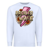 White Spoiled Wife Mother's Day Premium Sweatshirt - CowGirlArtShop