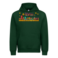 Forest Green battery life of a teacher libbey glass Urban Hoodie - BundleAndBundleShop