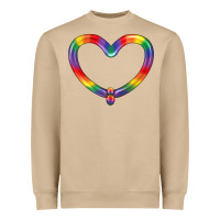 Mushroom Lgbtq Heart Balloon Heavyweight Sweatshirt - BundleAndBundleShop