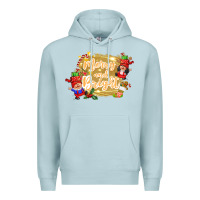 Blue Mist merry and bright gnome Premium Hoodie - CowGirlArtShop
