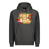 Charcoal Heather merry and bright gnome Premium Hoodie - CowGirlArtShop