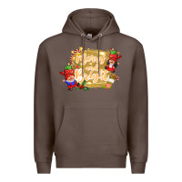 Coffee merry and bright gnome Premium Hoodie - CowGirlArtShop