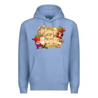 Colony Blue merry and bright gnome Premium Hoodie - CowGirlArtShop