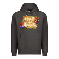 Smoke merry and bright gnome Premium Hoodie - CowGirlArtShop