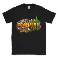 Black camping Classic Tee - NancyCooperArtShop