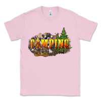 Bubblegum Pink camping Classic Tee - NancyCooperArtShop