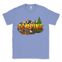Colony Blue camping Classic Tee - NancyCooperArtShop