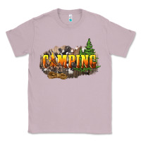 Lilac camping Classic Tee - NancyCooperArtShop