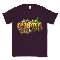 Plum camping Classic Tee - NancyCooperArtShop