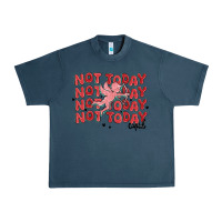 Midnight Navy not today cupid Urban Heavy Tee - MaliasSmallBusiness