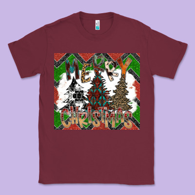 Merry Christmas Classic Tee Designed By Cowhidedigitalart