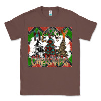 Chestnut merry Christmas Classic Tee - CowhideDigitalArt