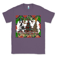Lavender merry Christmas Classic Tee - CowhideDigitalArt