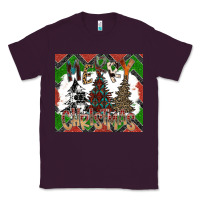 Plum merry Christmas Classic Tee - CowhideDigitalArt