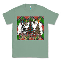 Sage merry Christmas Classic Tee - CowhideDigitalArt