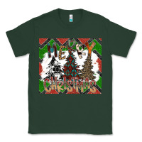 Sports Green merry Christmas Classic Tee - CowhideDigitalArt