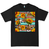 Black serape leopard seamless pattern Premium Tee - BundleAndBundleShop