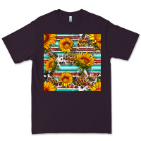Plum serape leopard seamless pattern Premium Tee - BundleAndBundleShop