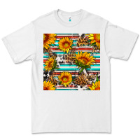 White serape leopard seamless pattern Premium Tee - BundleAndBundleShop