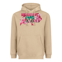 Nobody Fights Alone Cancer Awareness Heavyweight Hoodie | Teevron