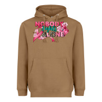 Toasted Coconut nobody fights alone cancer awareness Heavyweight Hoodie - CowGirlArtShop