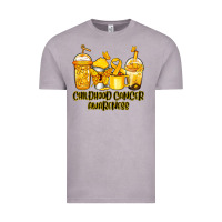Vintage Zinc Childhood Cancer Awareness coffee cups Vintage Tee - NancyCooperArtShop