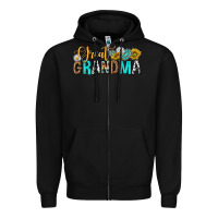 Black Western Great Grandma Zipper Hoodie - texasbilliewilder
