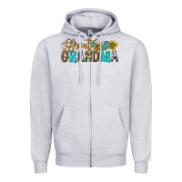 Heather Grey Western Great Grandma Zipper Hoodie - texasbilliewilder
