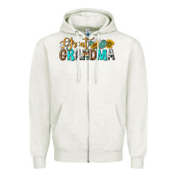Oatmeal Heather Western Great Grandma Zipper Hoodie - texasbilliewilder