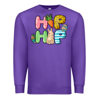 Purple Hip hop Easter Day Premium Sweatshirt - HowdyJamesFarm