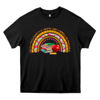 Black back to school rainbow Heavy Core Tee - AdoDesignShop