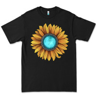 Black sunflower gemstone Premium Tee - JahusDesignShop