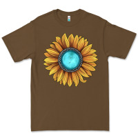 Cacao sunflower gemstone Premium Tee - JahusDesignShop