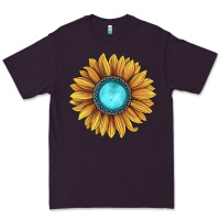 Plum sunflower gemstone Premium Tee - JahusDesignShop