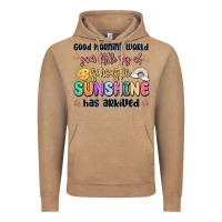 Vintage Coffee good morning world your little ray of sarcastic Vintage Hoodie - MaliasSmallBusiness