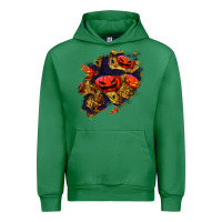 Emerald halloween pumpkin patch  2 Urban Hoodie - BundleAndBundleShop