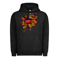 Pigment Black halloween pumpkin patch  2 Urban Hoodie - BundleAndBundleShop