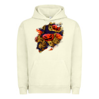Pigment Pistachio halloween pumpkin patch  2 Urban Hoodie - BundleAndBundleShop