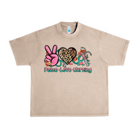 French Oak peace love nursing Urban Heavy Tee - NancyCooperArtShop